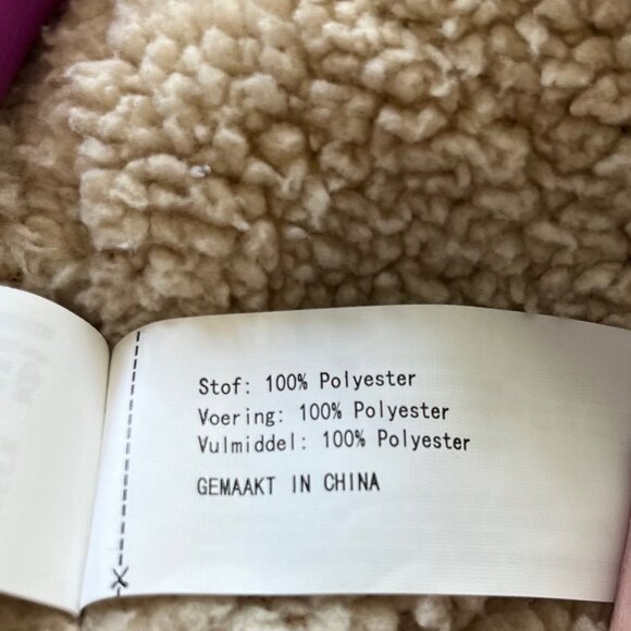 Zshow Womans Quilited Puffer Vest Hood Black Warm Fur Lined Size Large - Picture 12 of 12